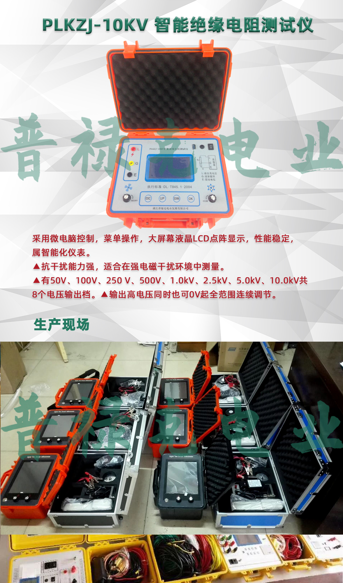 PLKZJ-10KV 智能绝缘电阻测试仪